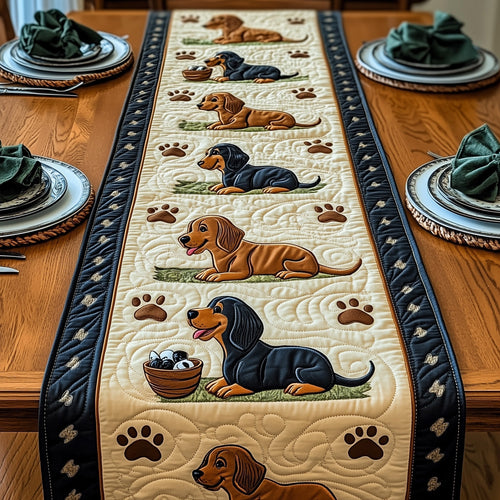 Dachshund Quilted Table Runner GFTOMA240