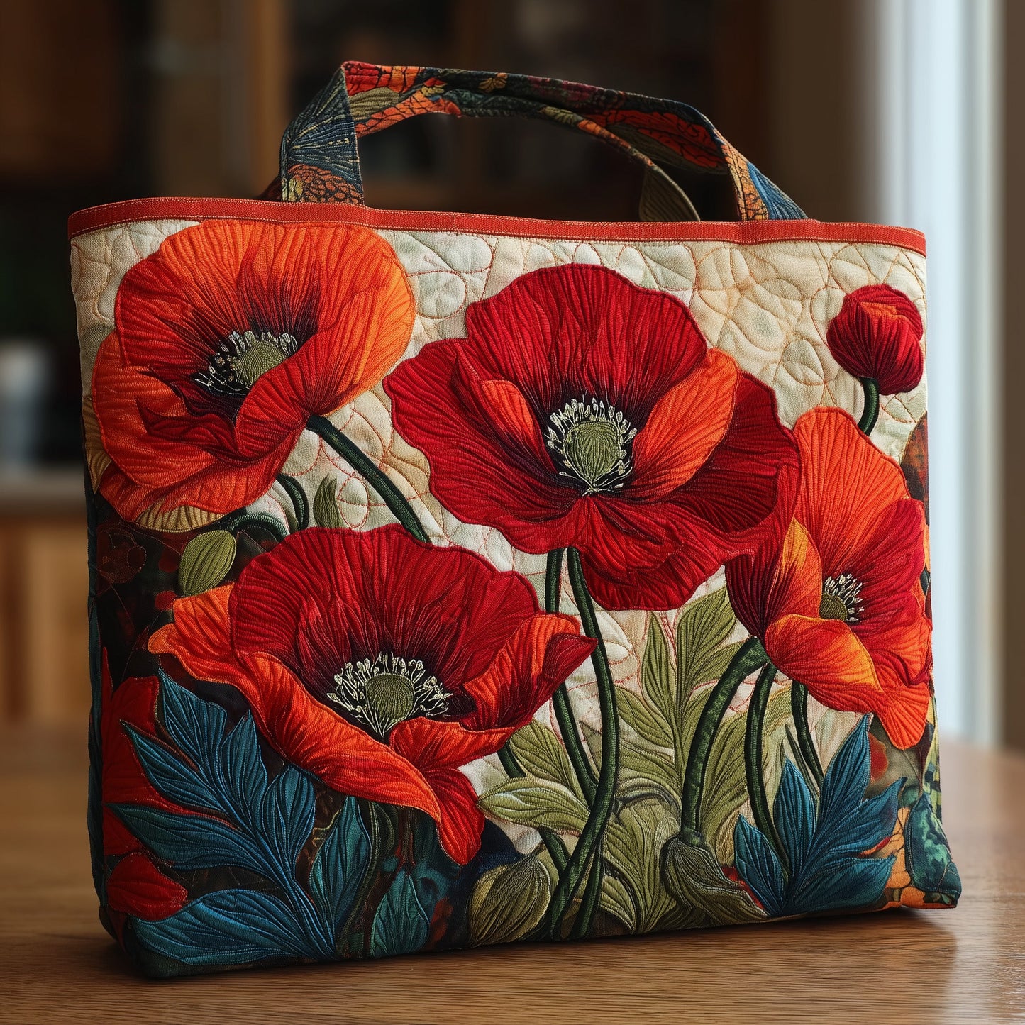 Poppy Quilted Tote Bag GFTOMA2518