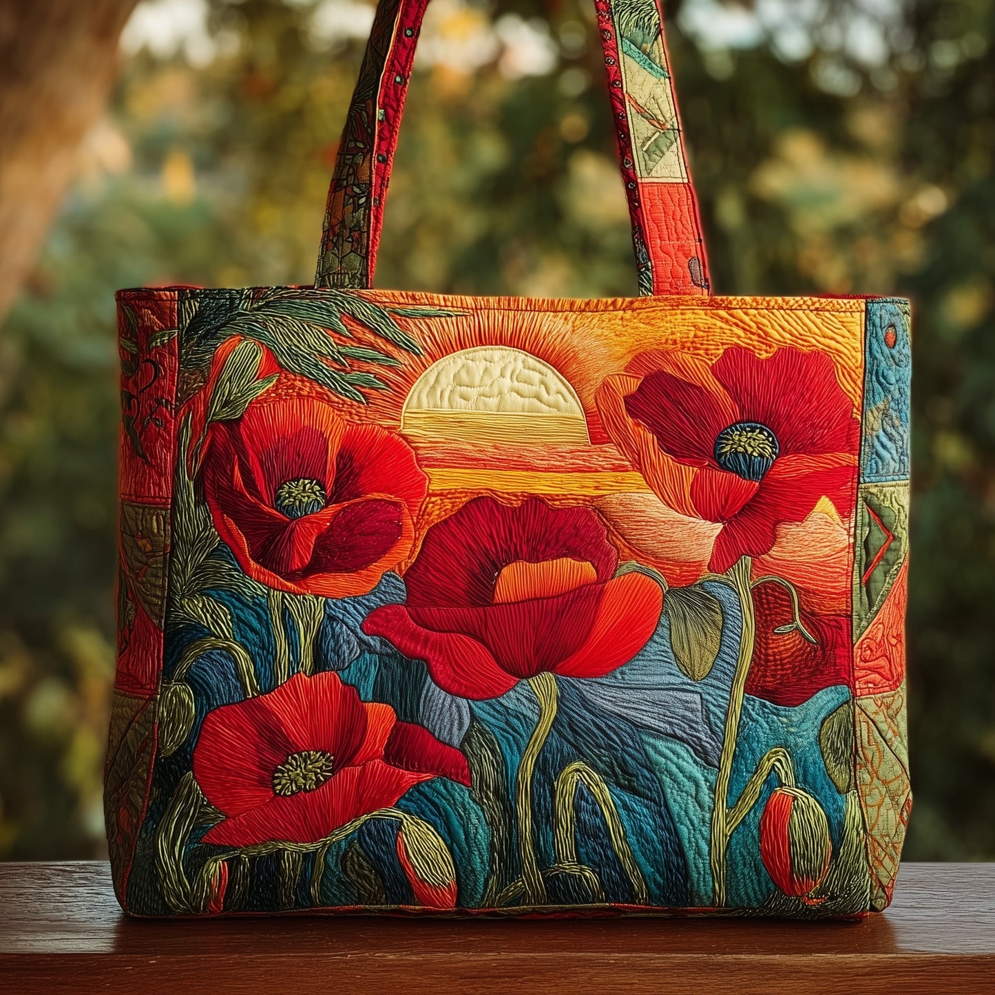 Poppy Quilted Tote Bag GFTOMA2519