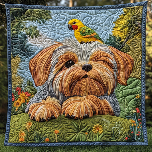 Yorkshire Terrier Quilted Blanket GFTOMA253