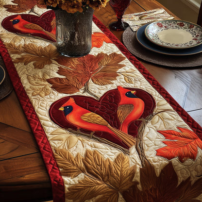 Autumn Cardinals Quilted Table Runner GFTOMA2568
