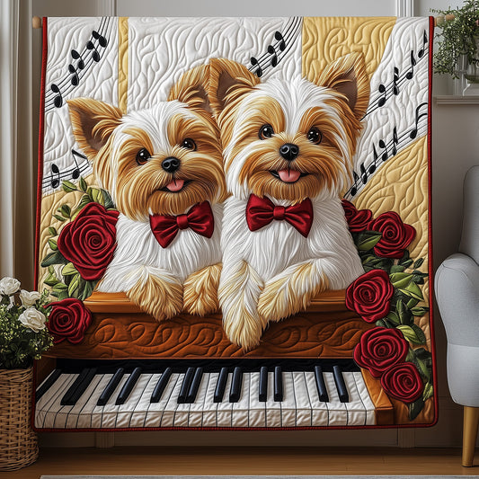 Yorkshire Terrier Quilted Blanket GFTOMA256