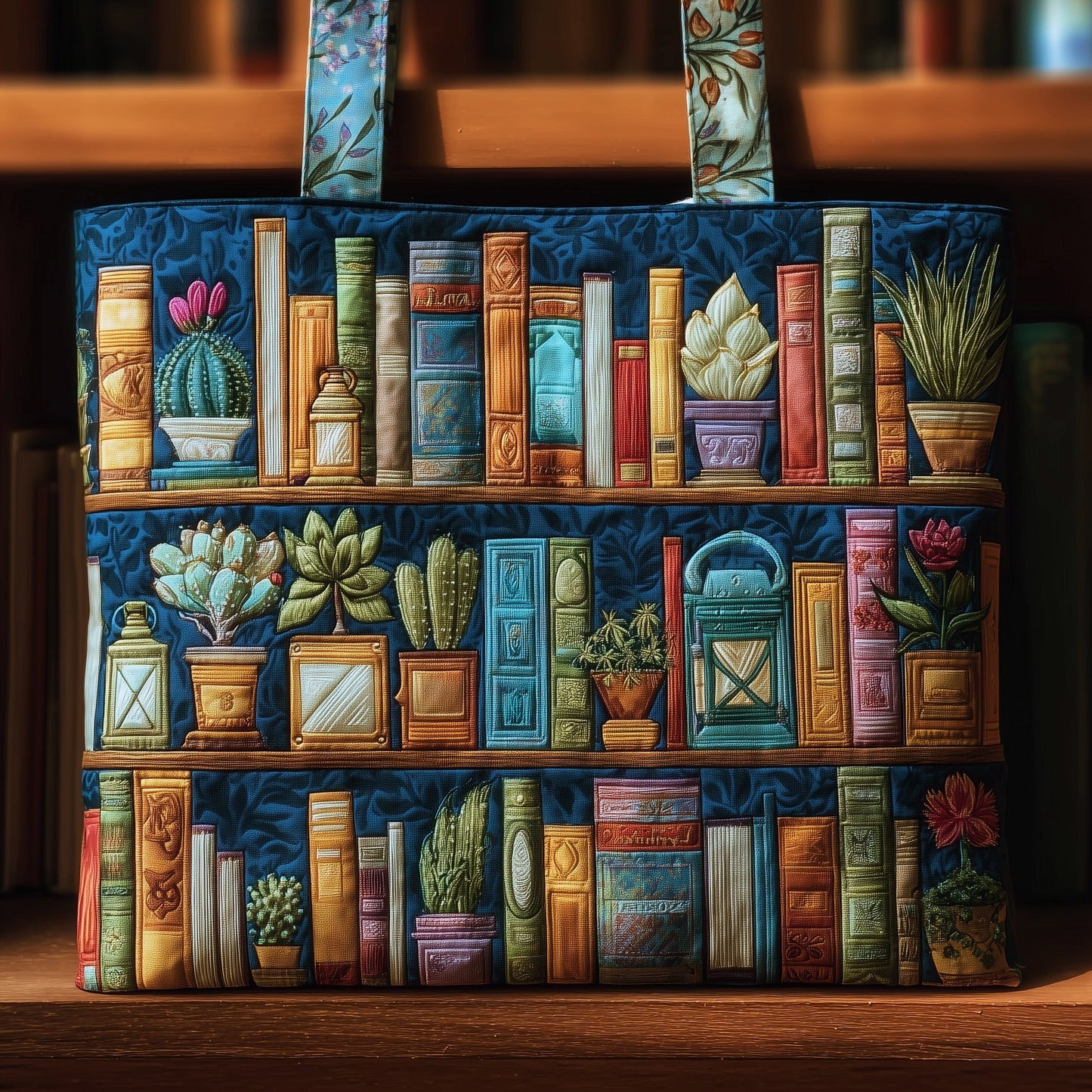 Cozy Book Quilted Tote Bag GFTOMA2570