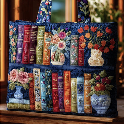 Cozy Book Quilted Tote Bag GFTOMA2573