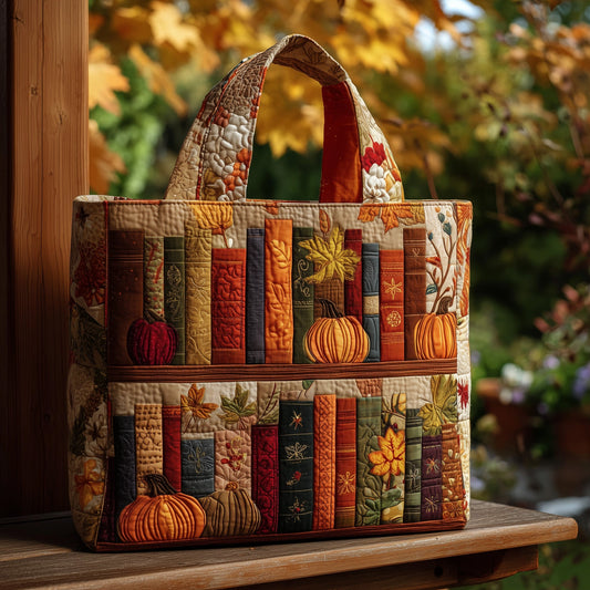 Cozy Library Quilted Tote Bag GFTOMA2578