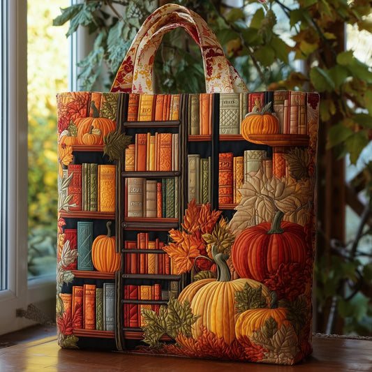 Cozy Library Quilted Tote Bag GFTOMA2583
