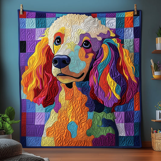 Poodle Quilted Blanket GFTOMA258