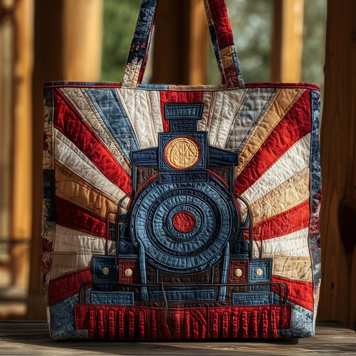 Train Quilted Tote Bag GFTOMA2592