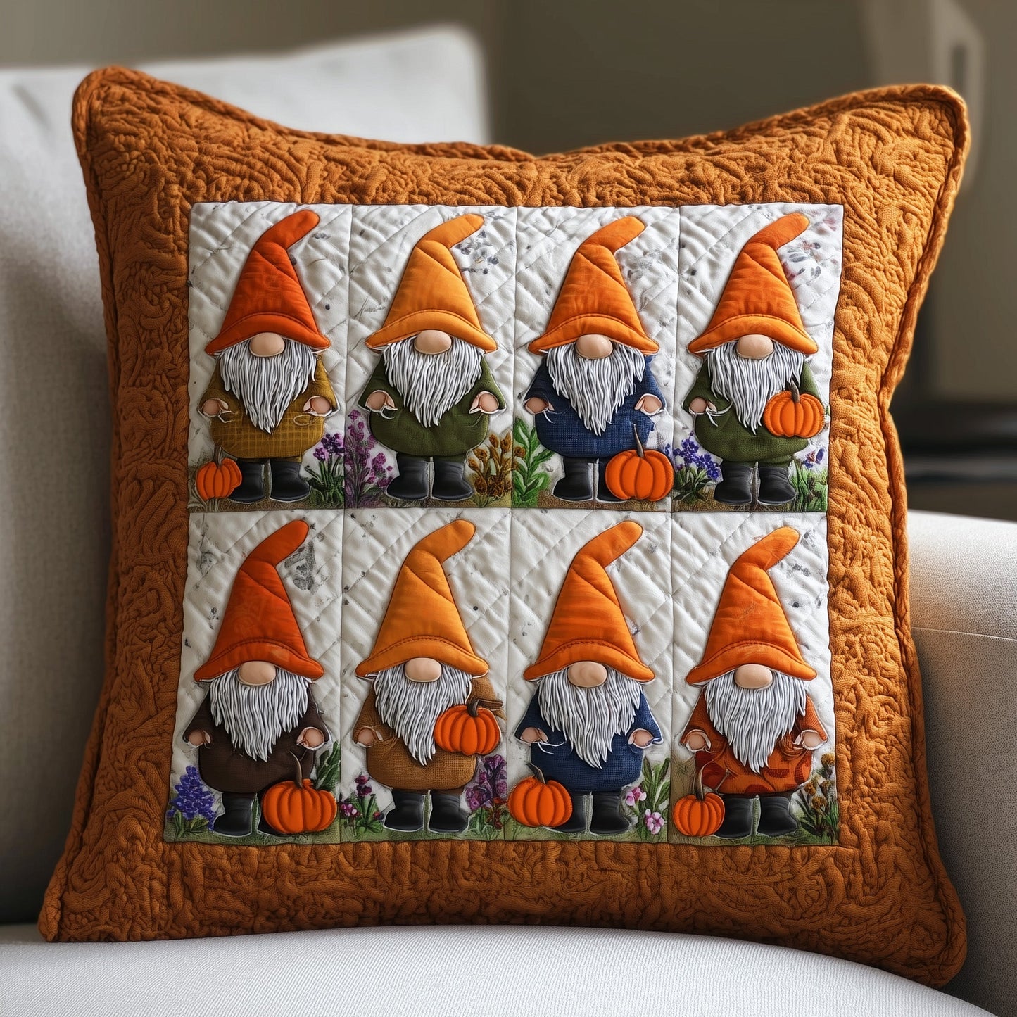Gnome Quilted Pillow Case GFTOMA2622