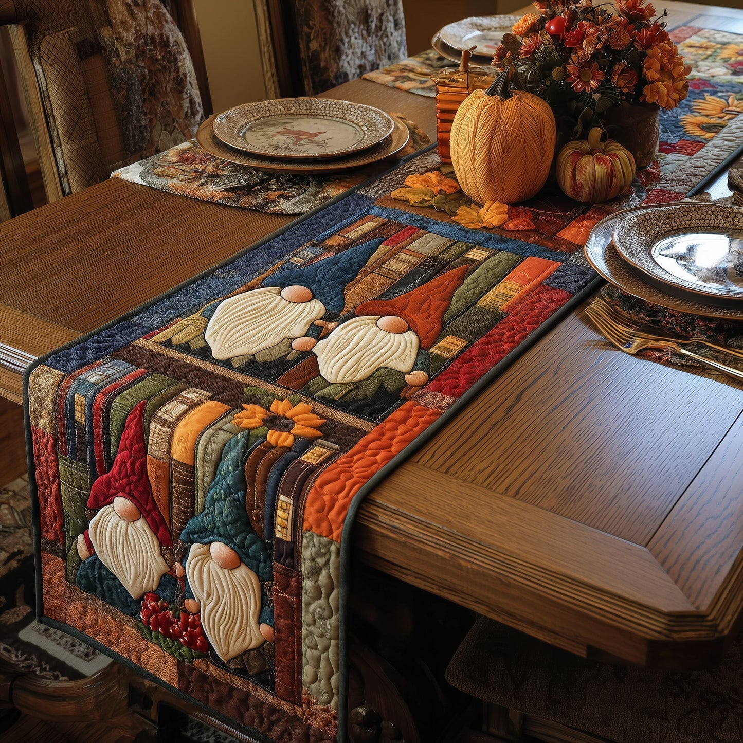 Cozy Library Quilted Table Runner GFTOMA2664