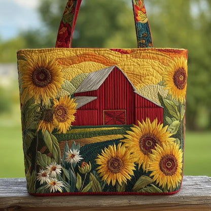 Sunflower Quilted Tote Bag GFTOMA2691