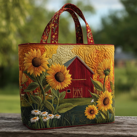 Sunflower Quilted Tote Bag GFTOMA2694