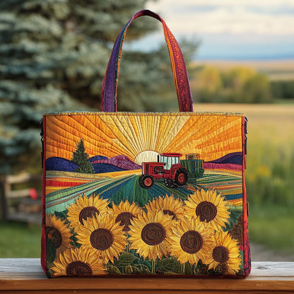 Sunflower Quilted Tote Bag GFTOMA2695