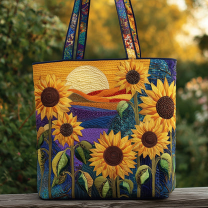 Sunflower Quilted Tote Bag GFTOMA2696