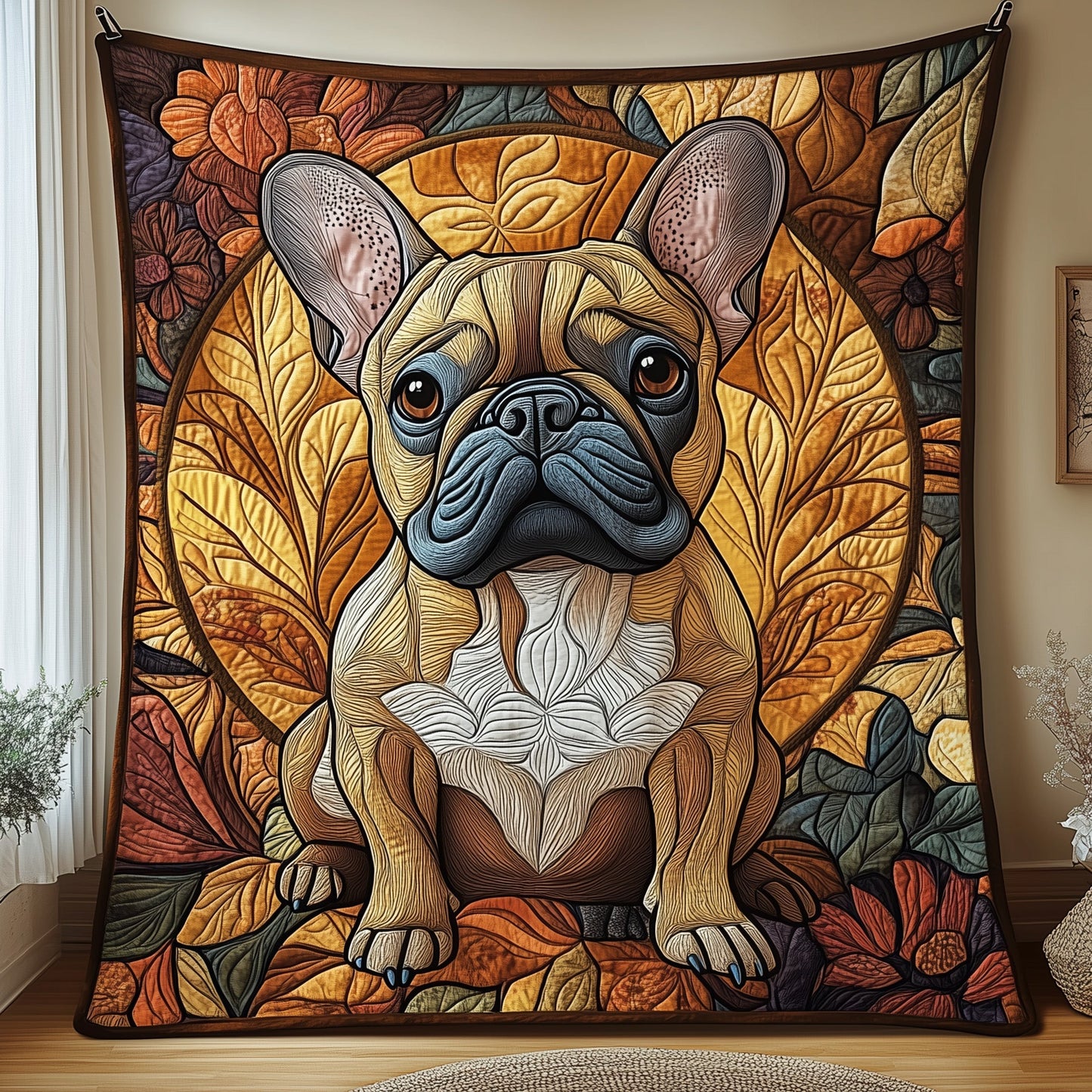 Bulldog Quilted Blanket GFTOMA269