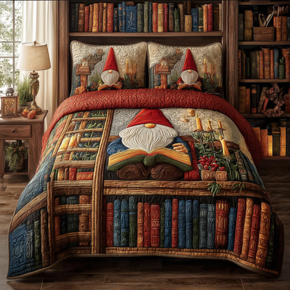 Cozy Library 3-Piece Quilted Bedding Set GFTOMA2759