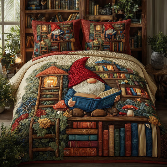 Cozy Library 3-Piece Quilted Bedding Set GFTOMA2761