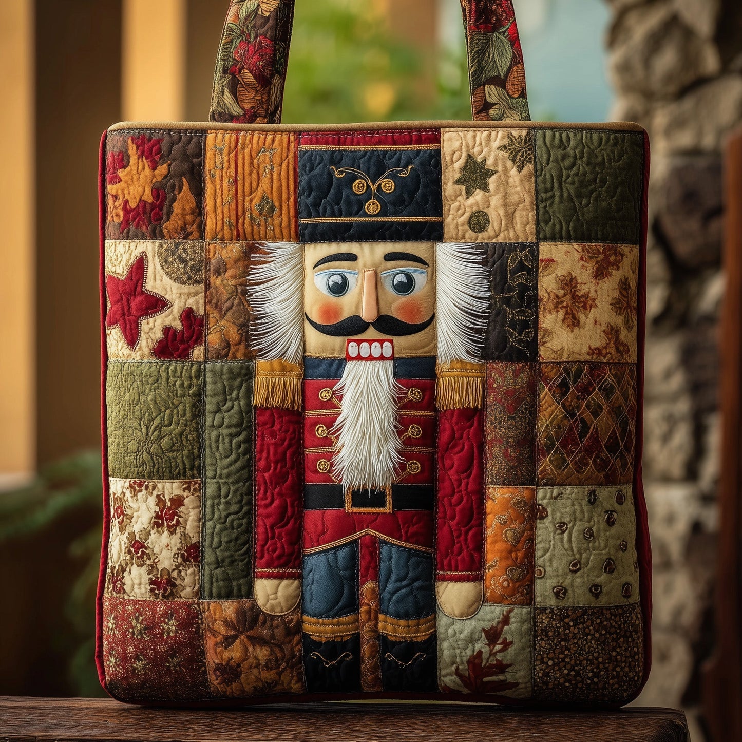 Nutcracker Guard Quilted Tote Bag GFTOMA2769
