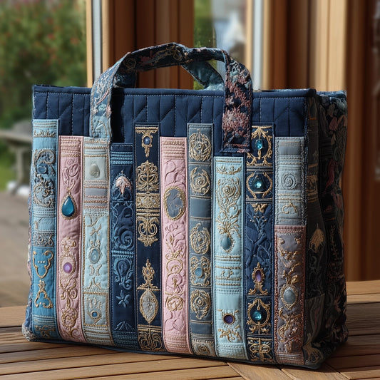 Cozy Book Quilted Tote Bag GFTOMA2779