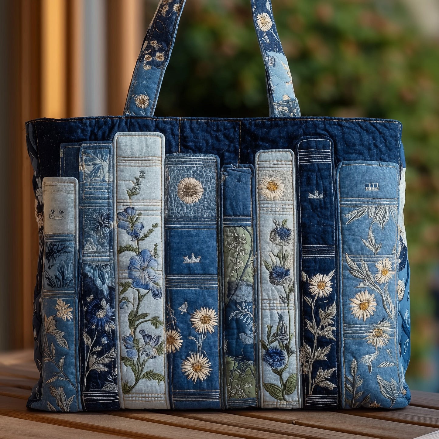 Cozy Book Quilted Tote Bag GFTOMA2783