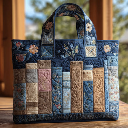Cozy Book Quilted Tote Bag GFTOMA2784