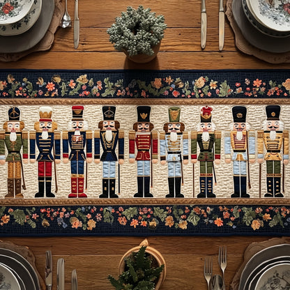 Nutcracker Guard Quilted Table Runner GFTOMA2804