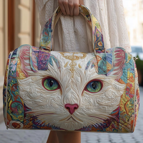 Starry Cat Dreams Quilted Duffle Bag GFTOMA2824