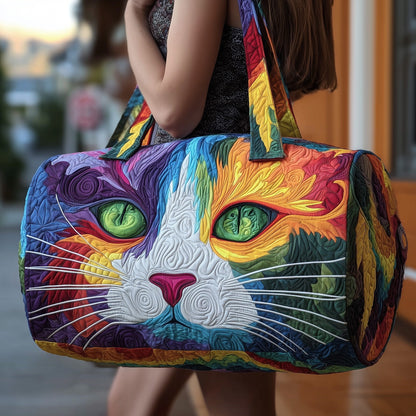 Starry Cat Dreams Quilted Duffle Bag GFTOMA2827