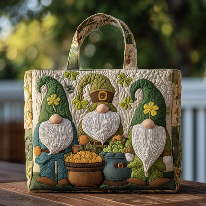 Irish Shamrock Quilted Tote Bag GFTOMA2843