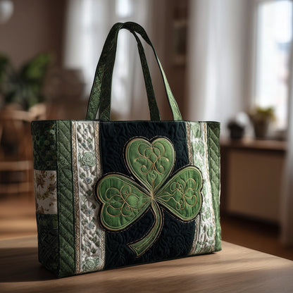 Irish Shamrock Quilted Tote Bag GFTOMA2845