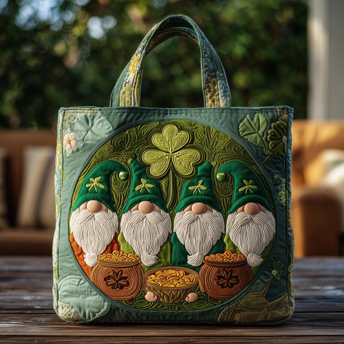 Irish Shamrock Quilted Tote Bag GFTOMA2848