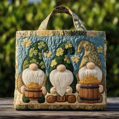 Irish Shamrock Quilted Tote Bag GFTOMA2851