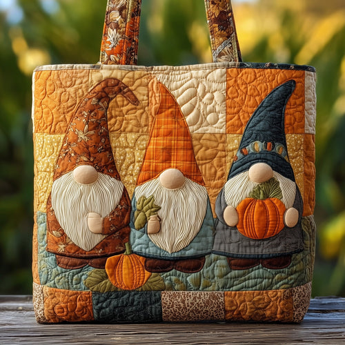 Gnome Quilted Tote Bag GFTOMA2854