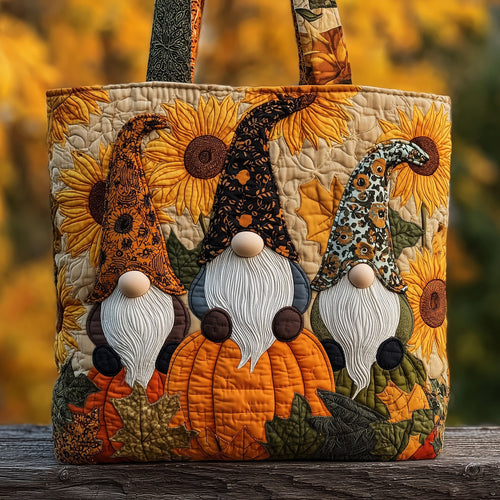 Gnome Quilted Tote Bag GFTOMA2855