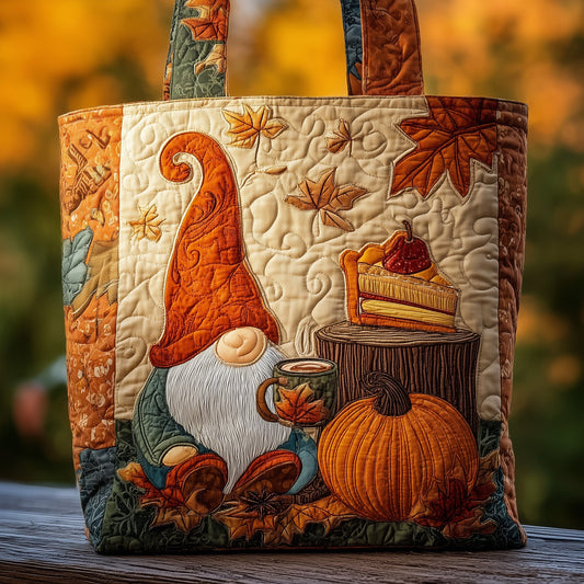 Gnome Quilted Tote Bag GFTOMA2856