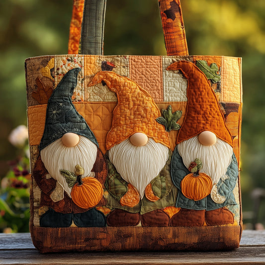 Gnome Quilted Tote Bag GFTOMA2858