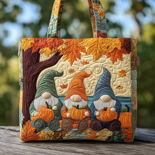 Gnome Quilted Tote Bag GFTOMA2859