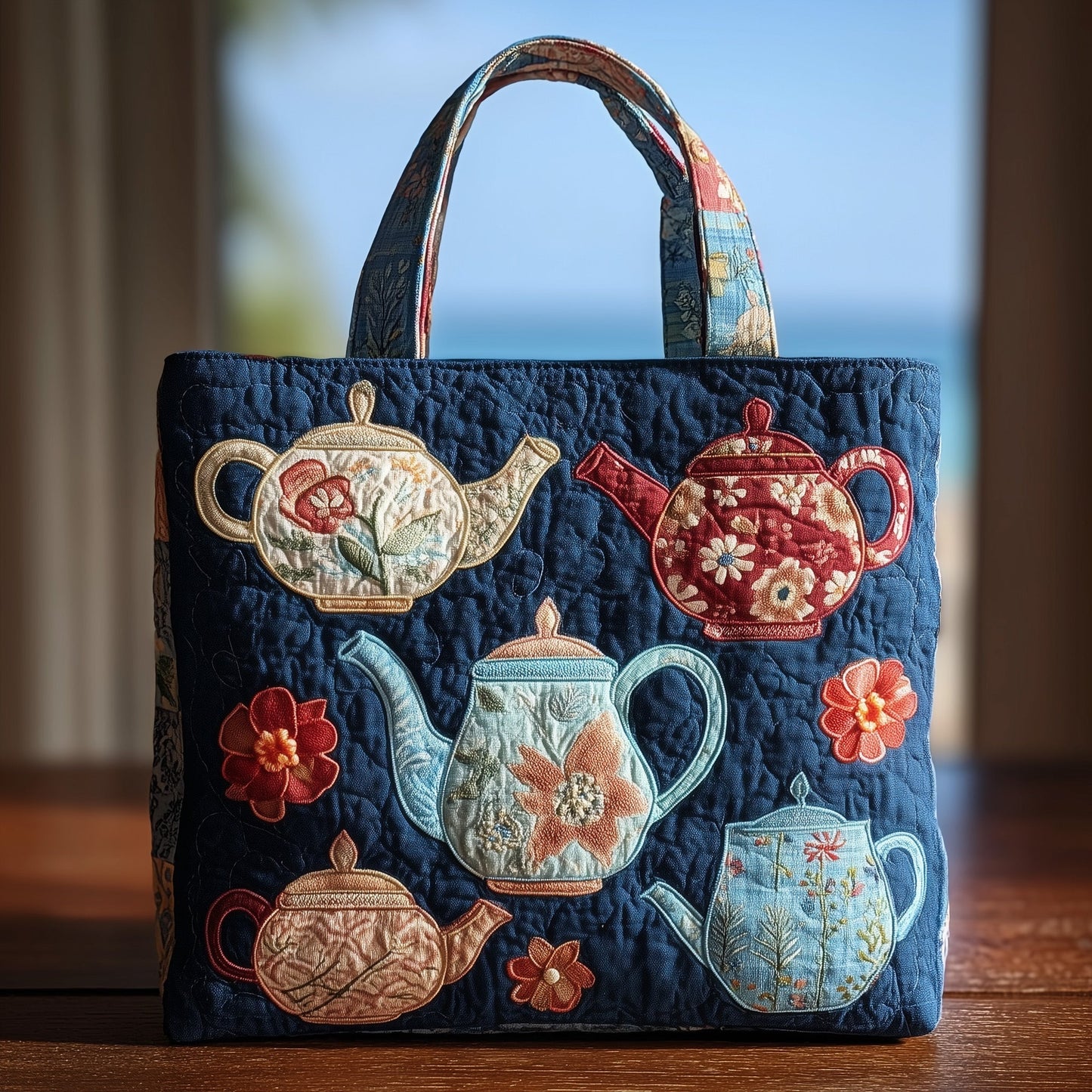 Teaware Quilted Tote Bag GFTOMA2871