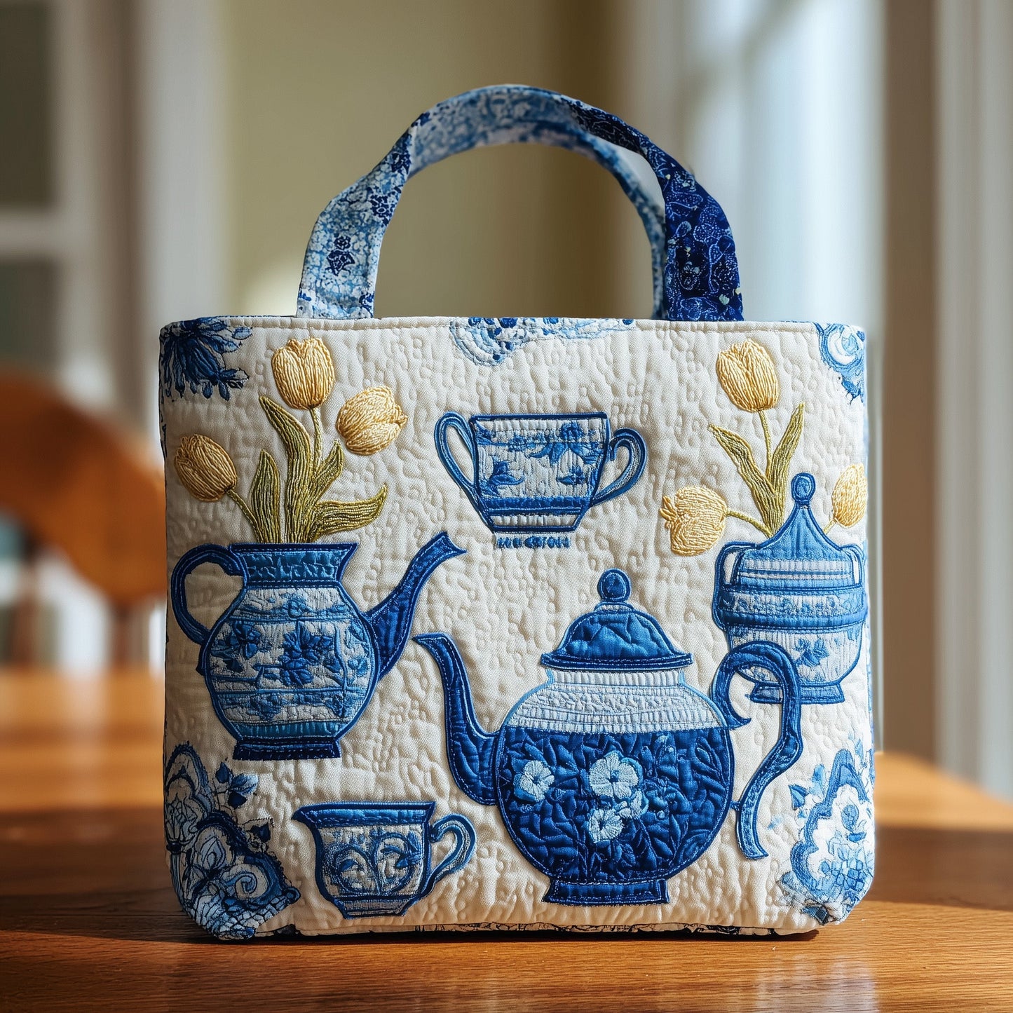 Teaware Quilted Tote Bag GFTOMA2872