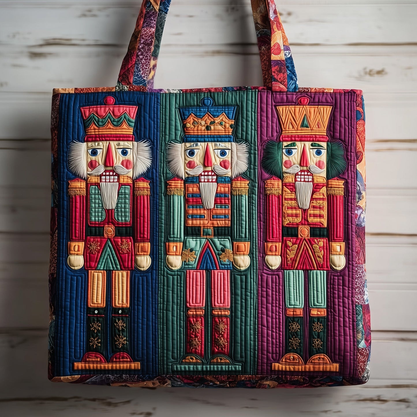 Nutcracker Guard Quilted Tote Bag GFTOMA2914