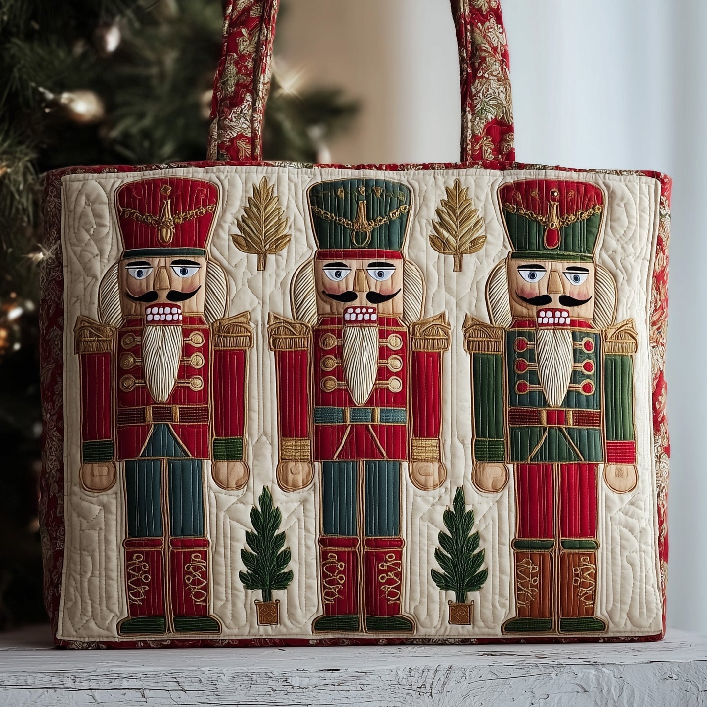 Nutcracker Guard Quilted Tote Bag GFTOMA2917