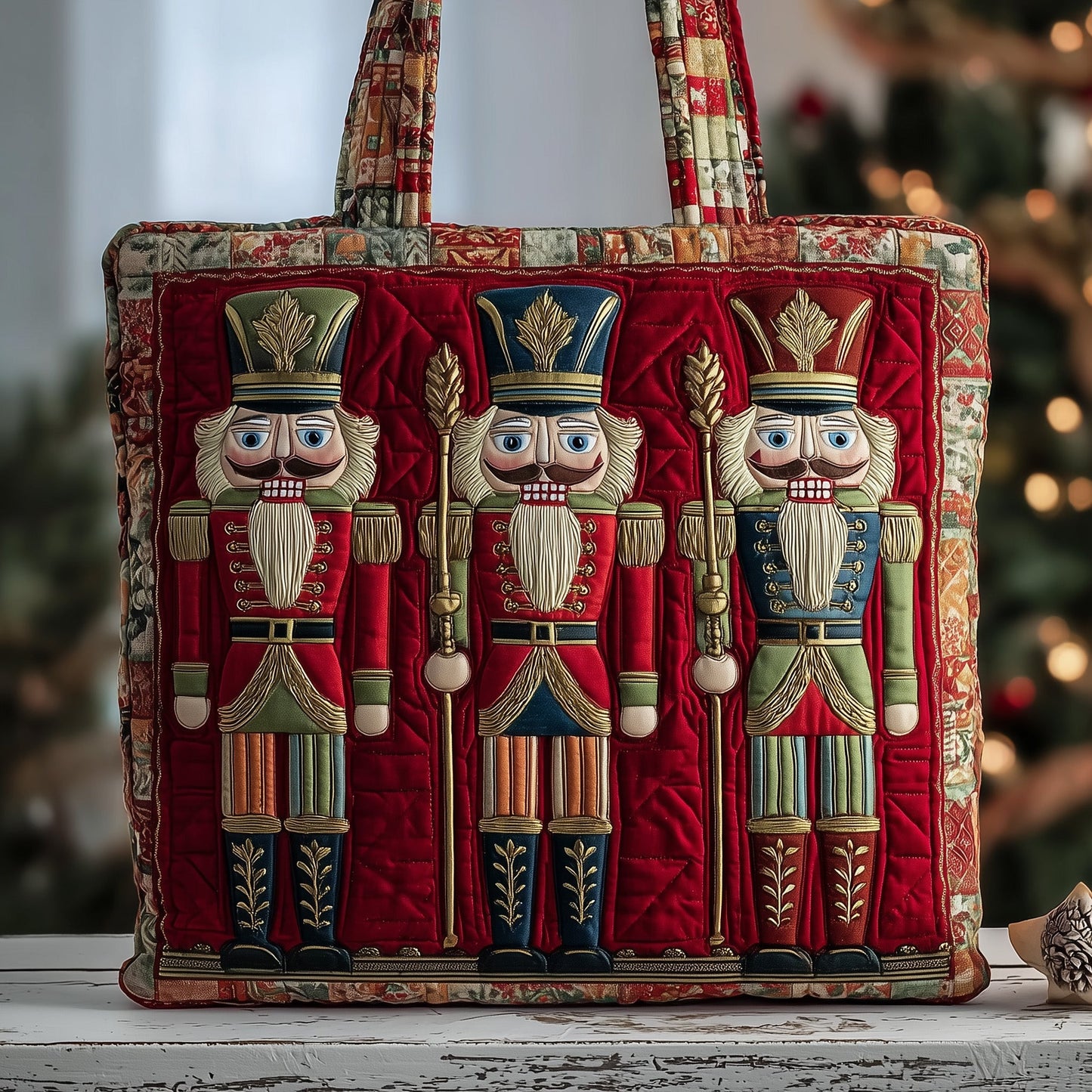 Nutcracker Guard Quilted Tote Bag GFTOMA2919