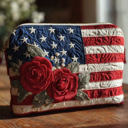 Patriotic Rose Quilted Purse GFTOMA2956