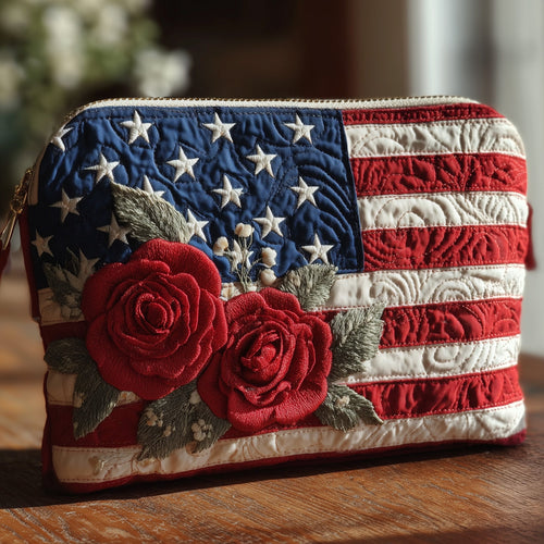 Patriotic Rose Quilted Purse GFTOMA2956