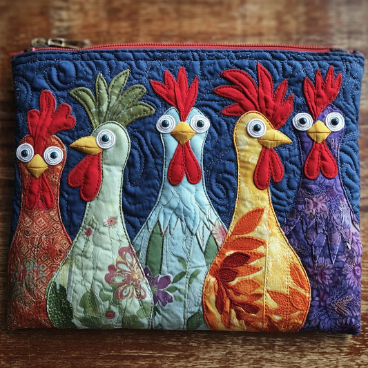 Cheerful Chicken Quilted Purse GFTOMA2962