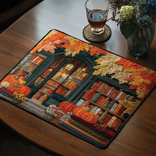 Cozy Library Quilted Place Mat GFTOMA2983