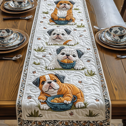 Bulldog Quilted Table Runner GFTOMA299