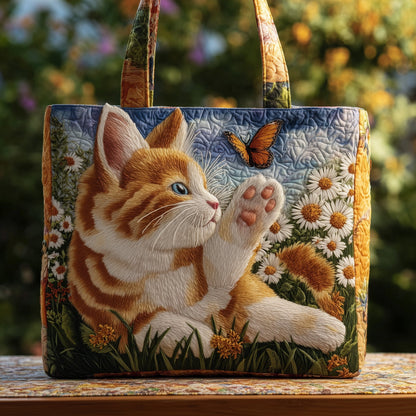 Dreamy Cat Quilted Tote Bag GFTOMA3060