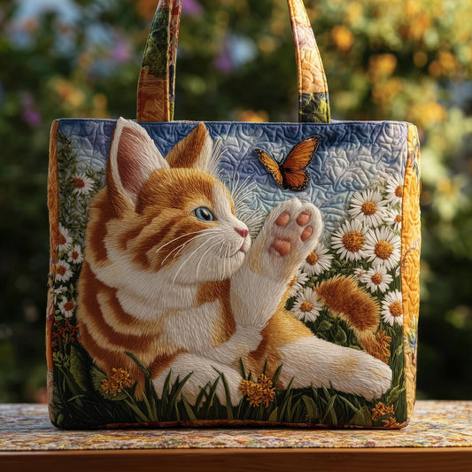 Dreamy Cat Quilted Tote Bag GFTOMA3060