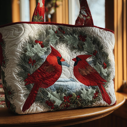 Scarlet Winter Quilted Tote Bag GFTOMA3107